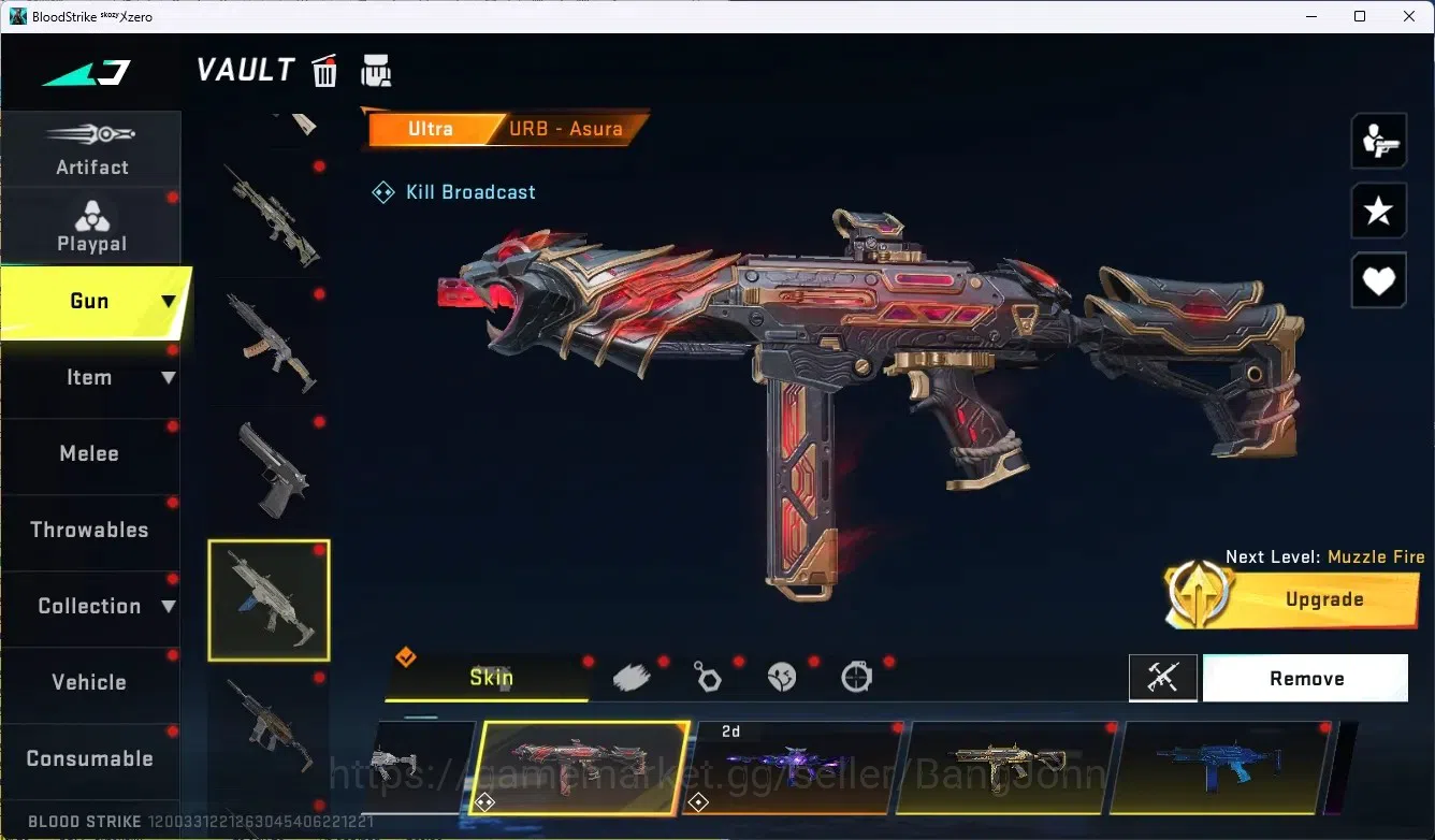 Blood Strike Accounts ASIA |Ultra Melee Katar-Claw|Eternal : De-Scorpius image 7