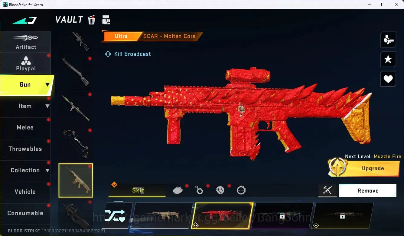 Blood Strike Accounts ASIA |Ultra Melee Katar-Claw|Eternal : De-Scorpius image 8