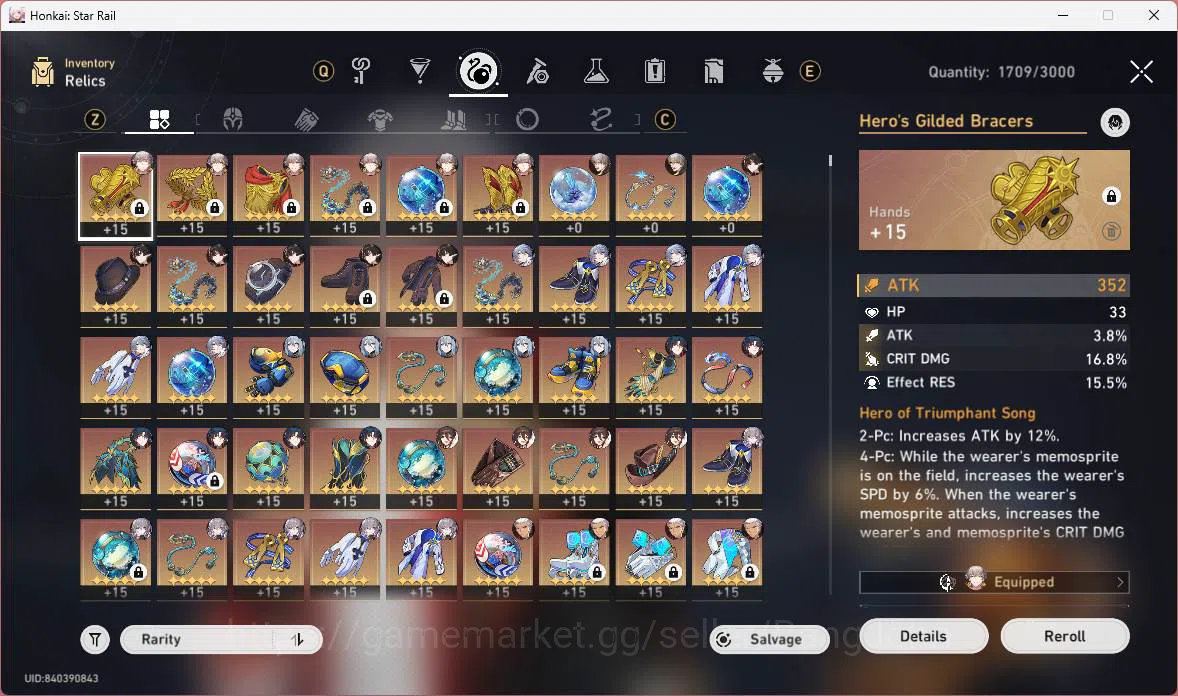 Honkai Star Rail Accounts ASIA|TL67|7limit|Saber E6+sign,Kafka,Sunday,Danhen image 4