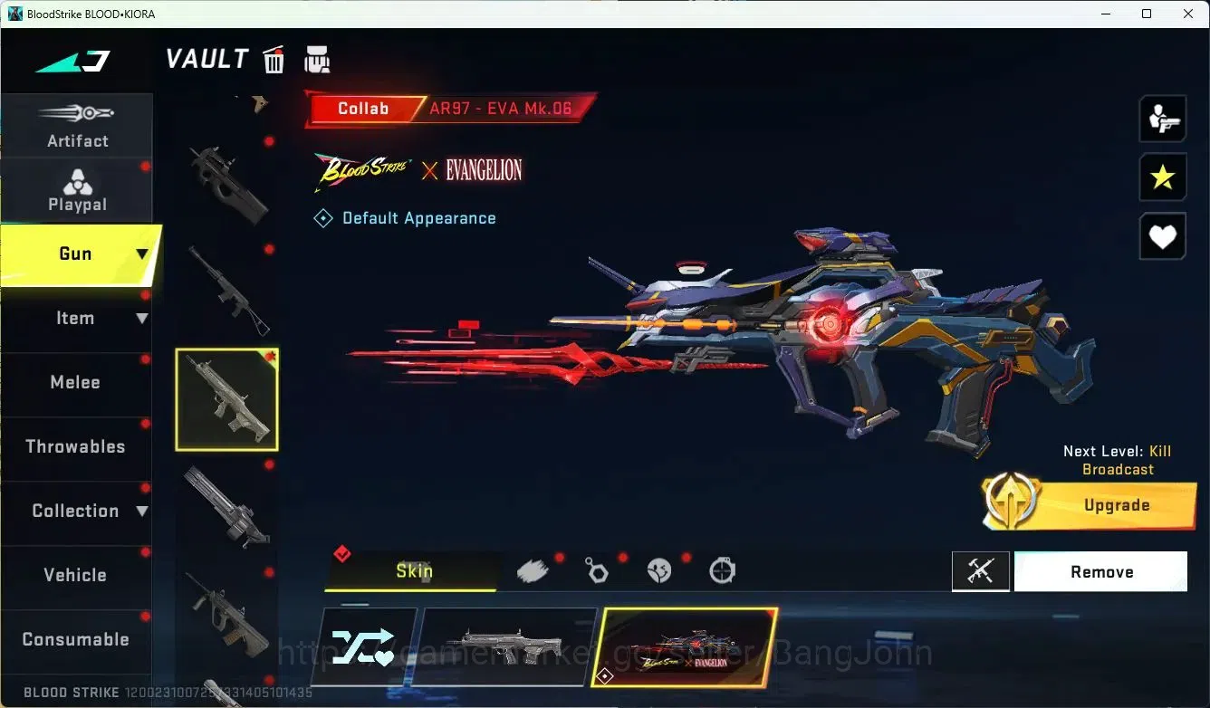 Blood Strike Accounts ASIA|LIMITED=MP155|COLLAB=MCX,AR97,|ULTRA=M4A1,ORI image 10