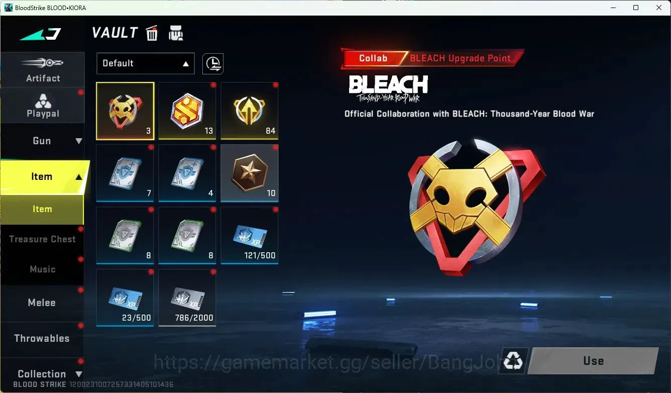 Blood Strike Accounts ASIA|LIMITED=MP155|COLLAB=MCX,AR97,|ULTRA=M4A1,ORI image 15