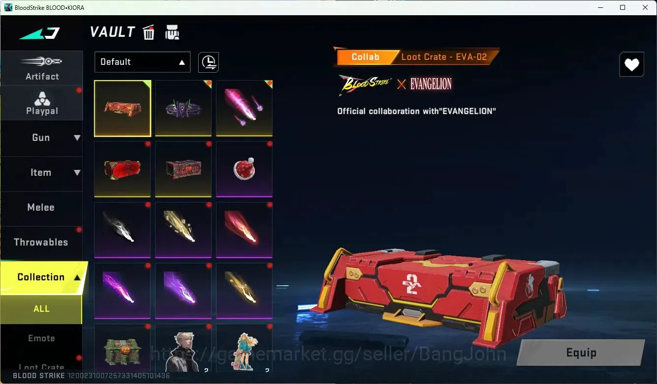 Blood Strike Accounts ASIA|LIMITED=MP155|COLLAB=MCX,AR97,|ULTRA=M4A1,ORI image 18