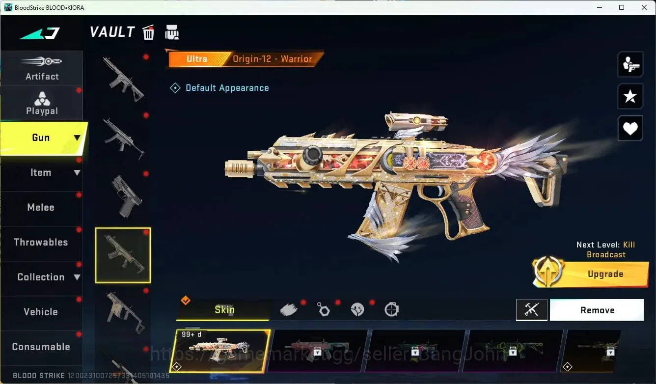 Blood Strike Accounts ASIA|LIMITED=MP155|COLLAB=MCX,AR97,|ULTRA=M4A1,ORI image 6
