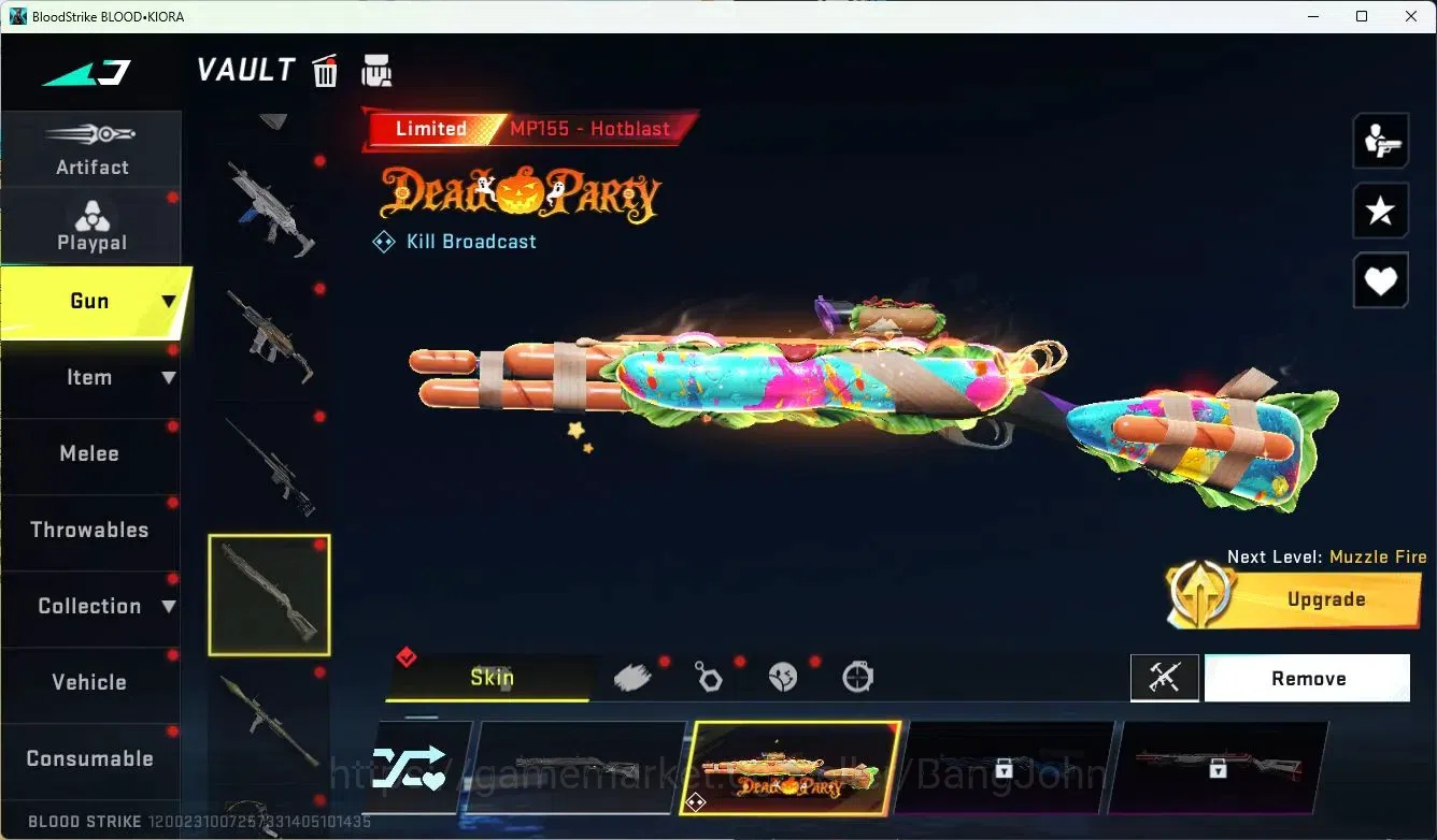 Blood Strike Accounts ASIA|LIMITED=MP155|COLLAB=MCX,AR97,|ULTRA=M4A1,ORI image 8
