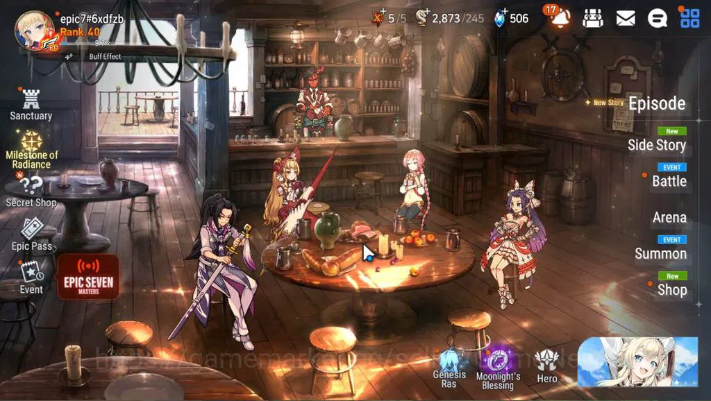 Epic Seven Accounts GLOBAL Unverif|New Era|8 ML(Salome,Judge Kise,US C image 1