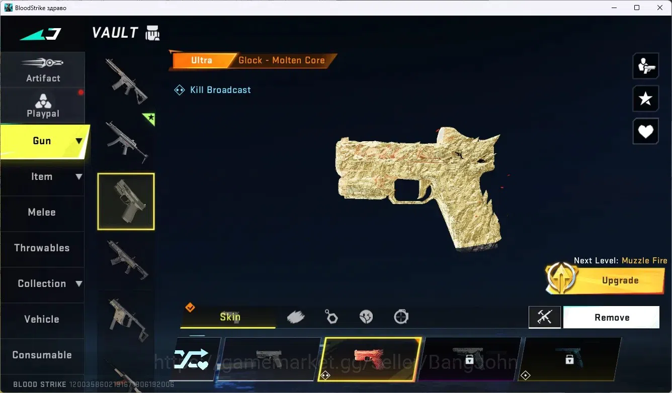 Blood Strike Accounts ASIA | Eternal MP5 - Bloodrift | 3 7DS Gun | 6 Ult image 3