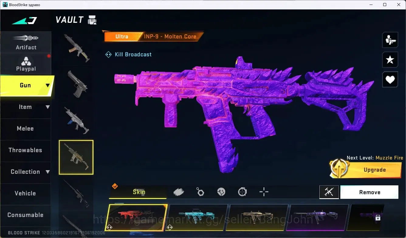 Blood Strike Accounts ASIA | Eternal MP5 - Bloodrift | 3 7DS Gun | 6 Ult image 6