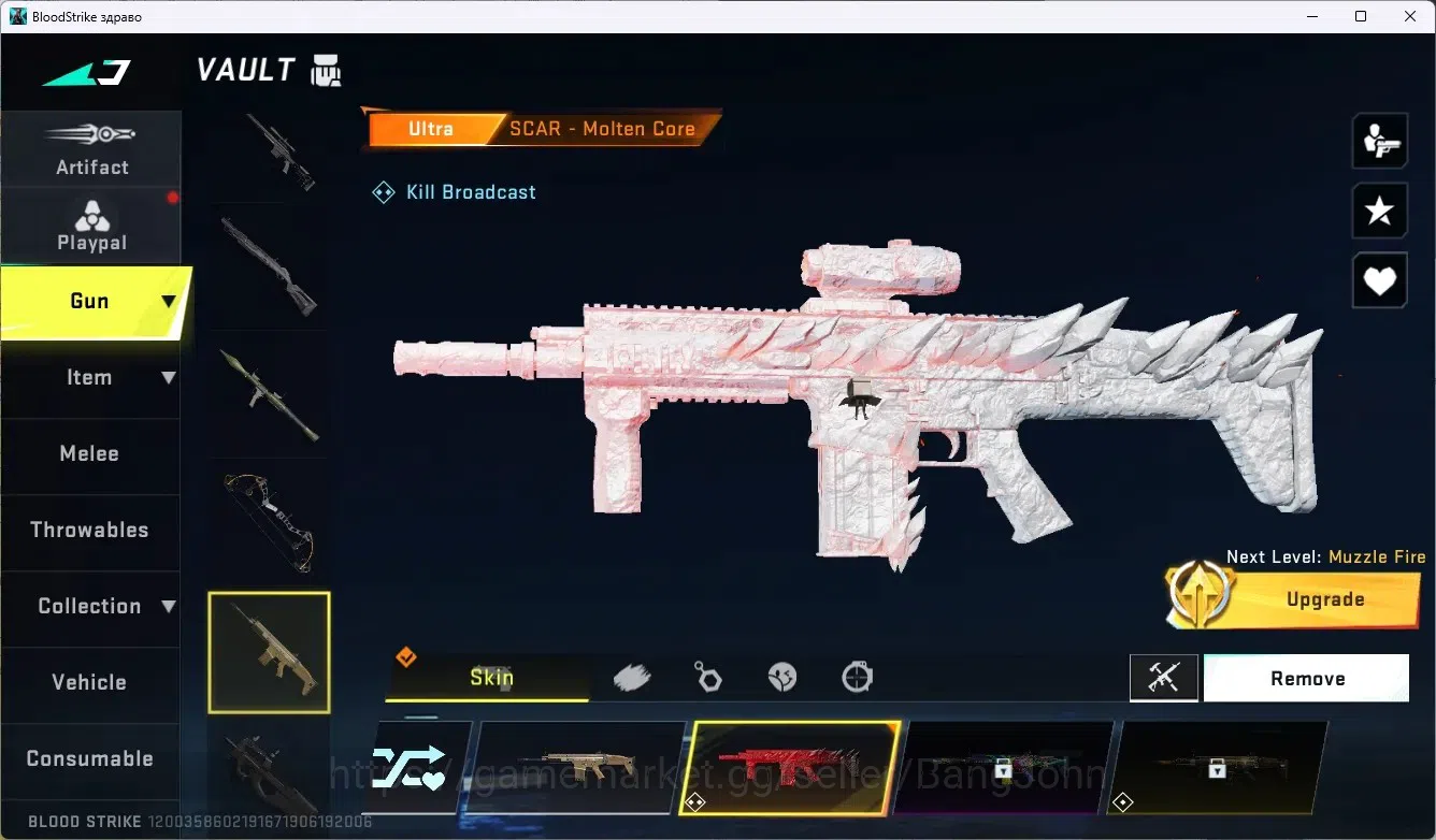 Blood Strike Accounts ASIA | Eternal MP5 - Bloodrift | 3 7DS Gun | 6 Ult image 7