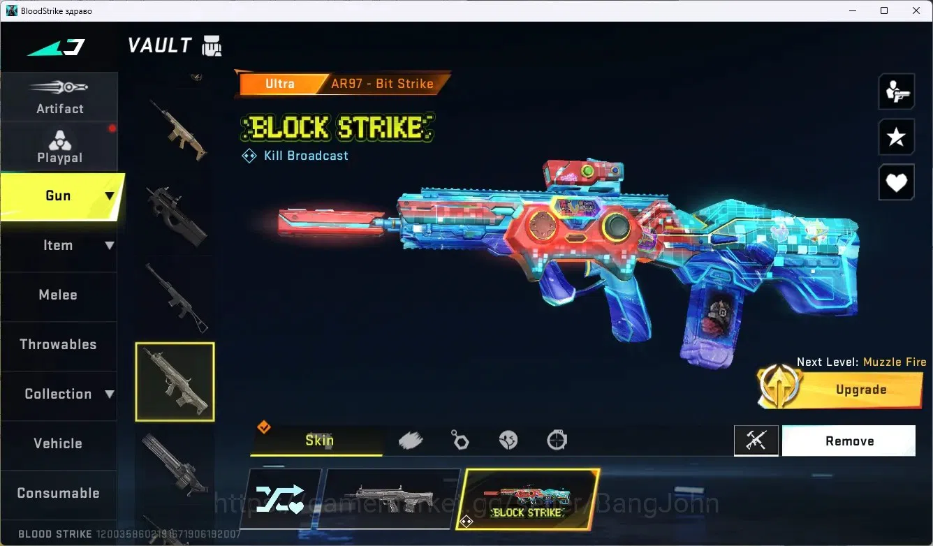 Blood Strike Accounts ASIA | Eternal MP5 - Bloodrift | 3 7DS Gun | 6 Ult image 8