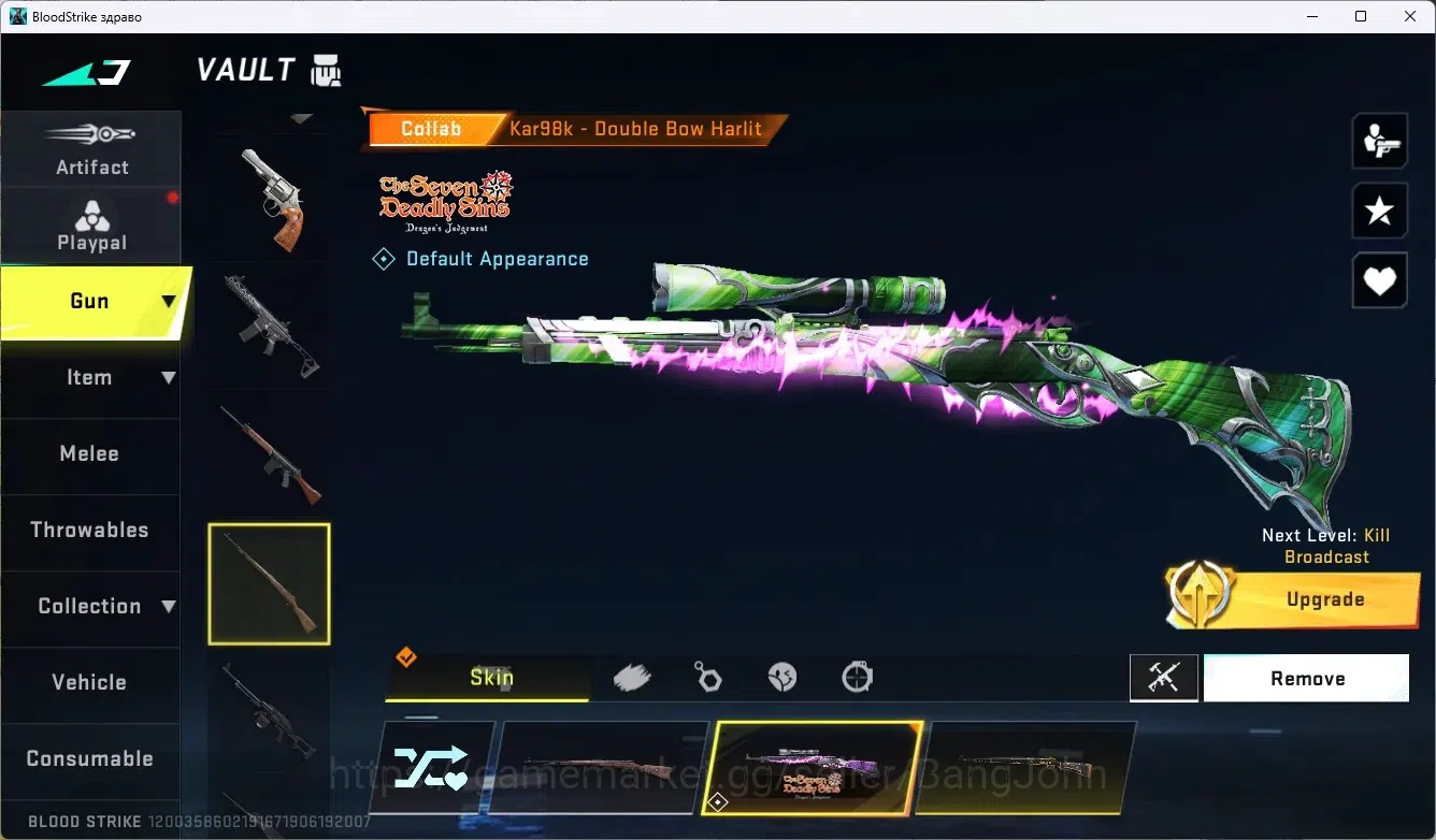 Blood Strike Accounts ASIA | Eternal MP5 - Bloodrift | 3 7DS Gun | 6 Ult image 9