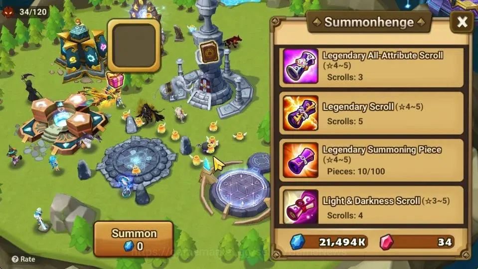 Summoners War: Sky Arena Accounts Starter ASIA|Lv 26|Ready Gacha|103 12 YSC + 160 11 YSC + 3 LAAS + 5 LS + 4 LDS + 121 MS |1 12
