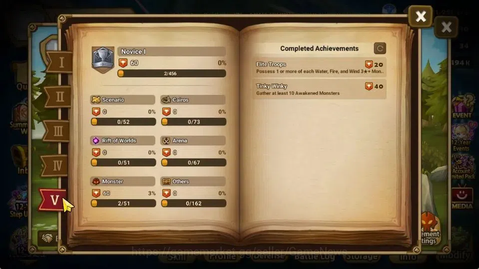 Summoners War: Sky Arena Accounts Starter ASIA|Lv 26|Ready Gacha|103 12 YSC + 160 11 YSC + 3 LAAS + 5 LS + 4 LDS + 121 MS |1 7
