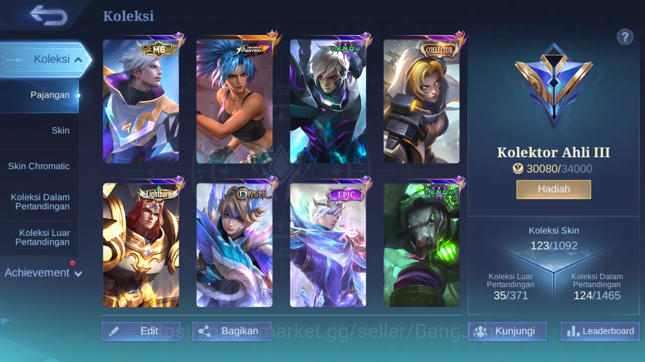 Mobile Legends: Bang Bang Accounts Hero 73 Skin 123 | CC Natalia | Lightborn Tigreal, image 10