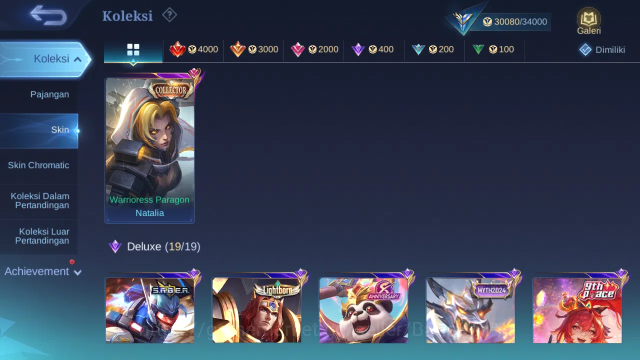 Mobile Legends: Bang Bang Accounts Hero 73 Skin 123 | CC Natalia | Lightborn Tigreal, image 3