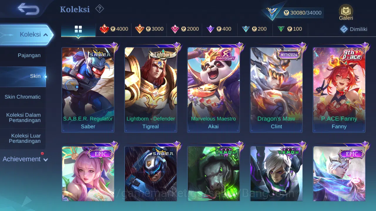 Mobile Legends: Bang Bang Accounts Hero 73 Skin 123 | CC Natalia | Lightborn Tigreal, image 4