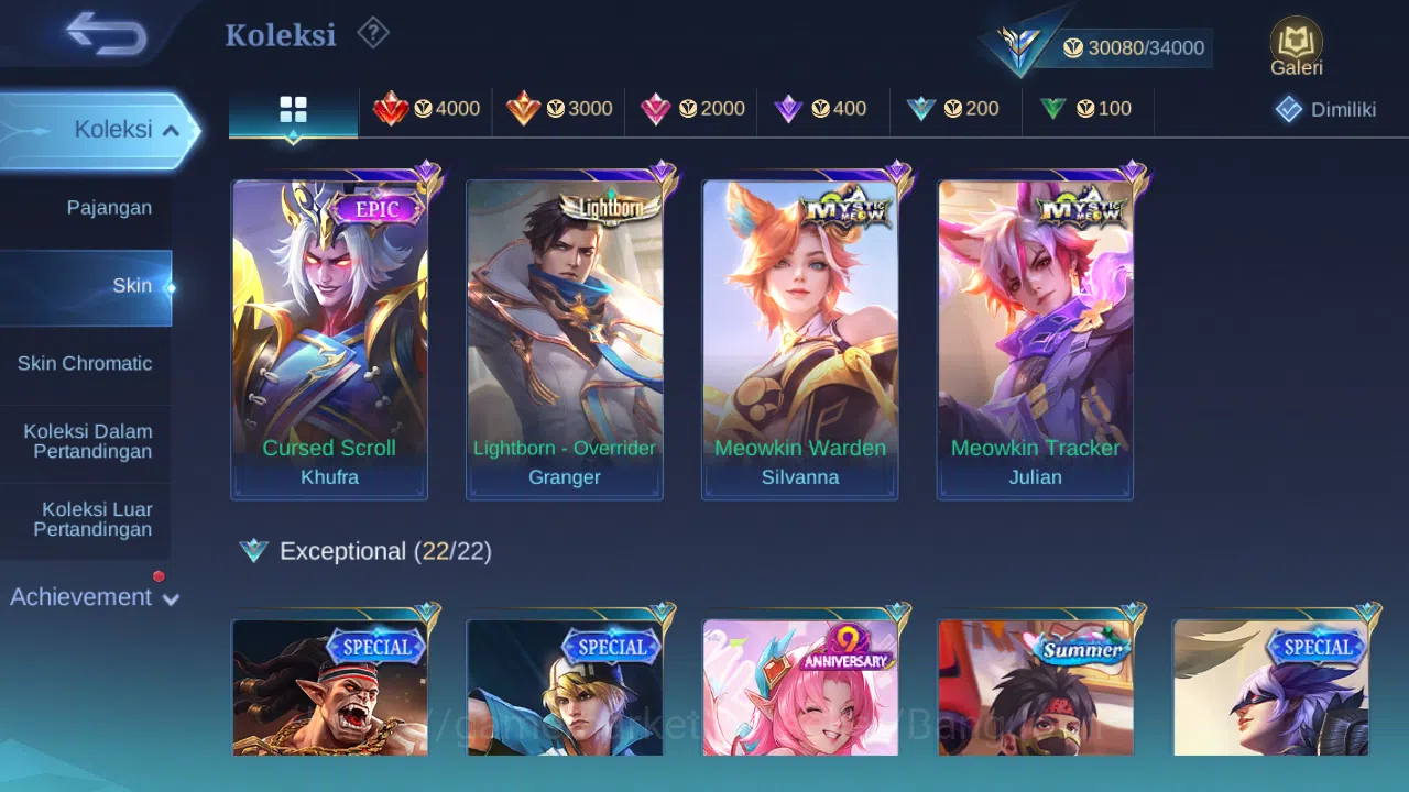 Mobile Legends: Bang Bang Accounts Hero 73 Skin 123 | CC Natalia | Lightborn Tigreal, image 7