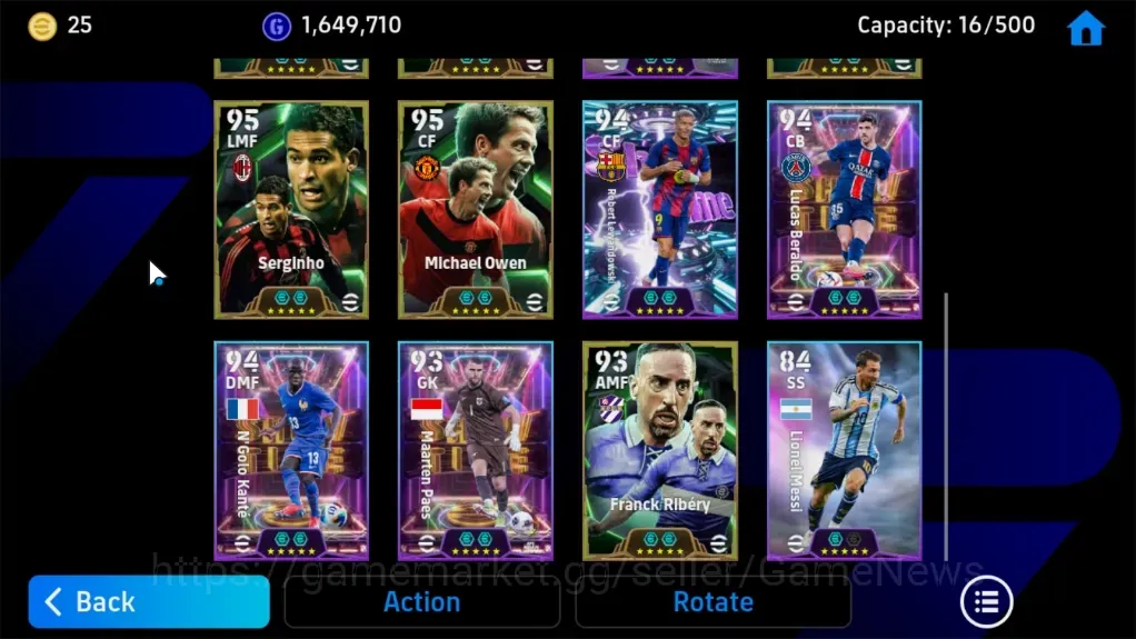 eFootball Accounts を購入 - Android | Power 3146 | 8 Epic Van