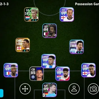 eFootball Accounts Legends & Iconic Players Mobile|PW 2884|New Jude Bellingham BigT,Dennis Bergkamp Epic,Lionel Messi