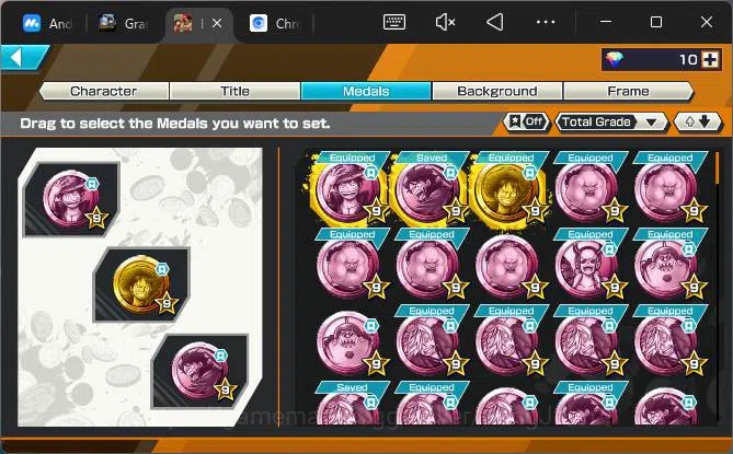 One Piece Bounty Rush Accounts Others GLOBAL| EX 1| PR 25|Onigashima Zoro, Soba Mask,HH Uta|More Detail Check SS|OPBR275B 3