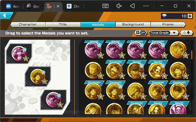 One Piece Bounty Rush Accounts Others GLOBAL| EX 1| PR 25|Onigashima Zoro, Soba Mask,HH Uta|More Detail Check SS|OPBR275B 4