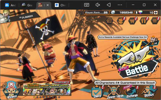 One Piece Bounty Rush Accounts Others GLOBAL| EX 1| PR 25|Onigashima Zoro, Soba Mask,HH Uta|More Detail Check SS|OPBR275B 5