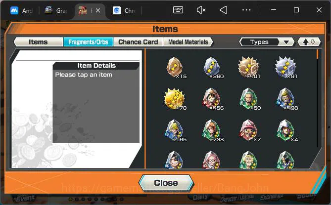 One Piece Bounty Rush Accounts Others GLOBAL| EX 1| PR 25|Onigashima Zoro, Soba Mask,HH Uta|More Detail Check SS|OPBR275B 9