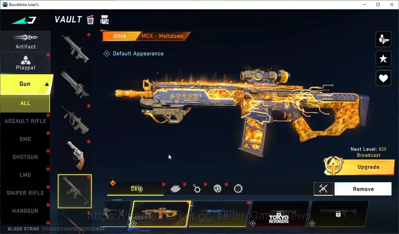 Blood Strike Accounts ASIA|ETERNAL Lv2 Spear-Relic| 7 ULTRA [Spear,Vecto image 11