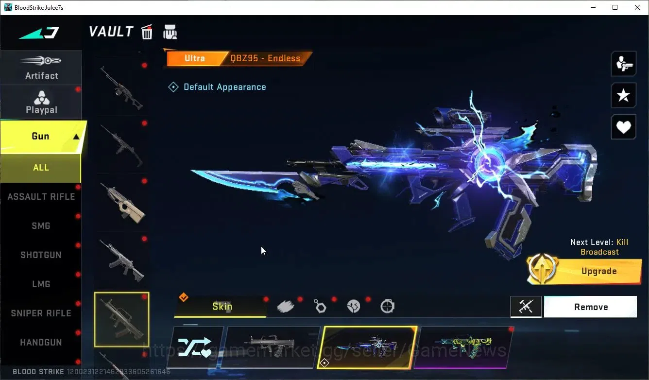 Blood Strike Accounts ASIA|ETERNAL Lv2 Spear-Relic| 7 ULTRA [Spear,Vecto image 12