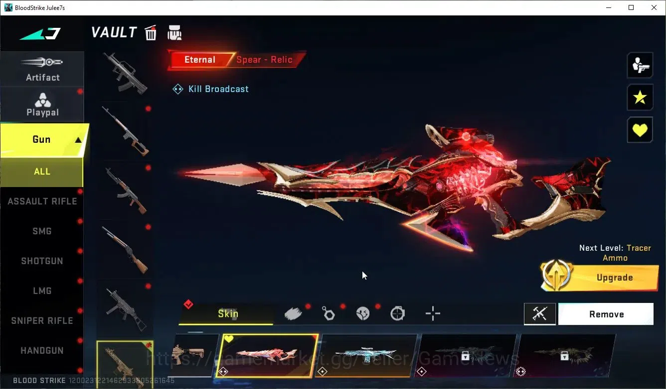 Blood Strike Accounts ASIA|ETERNAL Lv2 Spear-Relic| 7 ULTRA [Spear,Vecto image 6