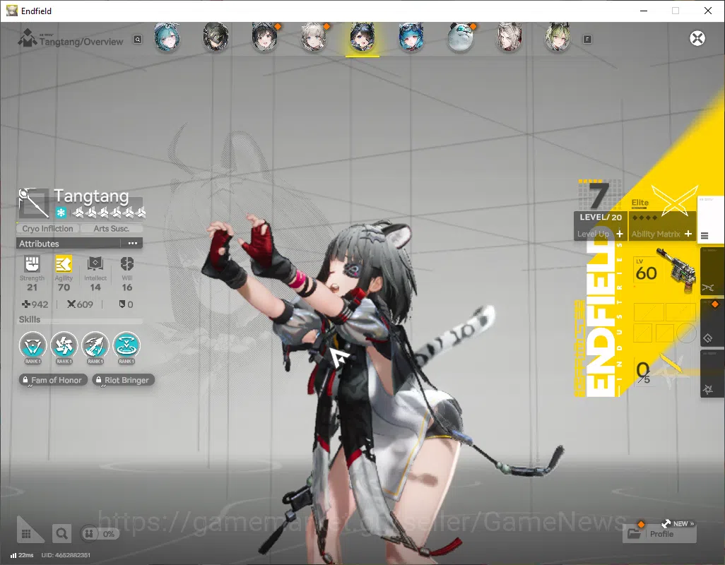Arknights: Endfield Accounts ASIA|Lv53|8SSR(4Limited)+11(*6WP)|(Laevatain,Yvone image 6