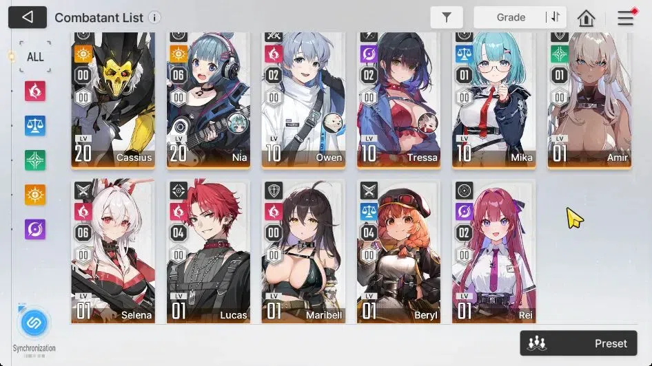 Chaos Zero Nightmare Accounts GLOBAL Lv 54|6 SSR[(HeidemarieM2,Nine)+Sign,HugoM1 image 4