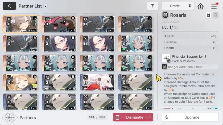 Chaos Zero Nightmare Accounts GLOBAL Lv 54|6 SSR[(HeidemarieM2,Nine)+Sign,HugoM1 image 9