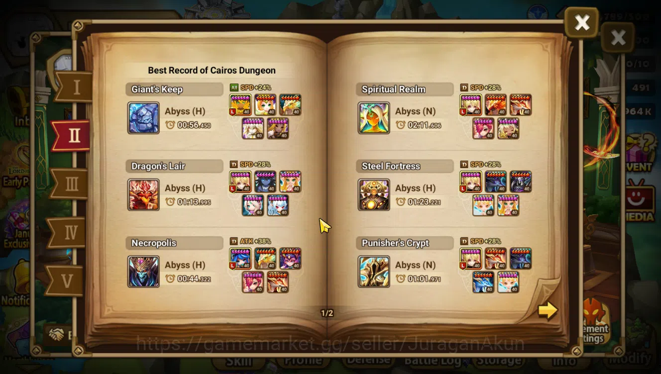 Summoners War: Sky Arena Accounts End-Game ASIA Good ACC|2 LND(Daniel,Rahul)|105 NB5 Total(Oliver,Vanessa,Etc)|Ready RTA,G 9