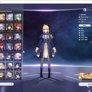 Honkai Star Rail Accounts Others Asia|TL 58|Saber Prem Team|5 Limited|(Saber E5)+Sign Robin Summeretto,Gilgamesh,Huohuo