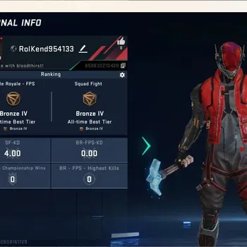 Blood Strike Accounts Others ASIA | 1 Ultra Melee: One-handed Axe - Crystal Breaker|1 Epic Name Changing Card|Check SS BS066B