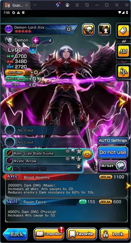 Grand Summoners Accounts End-Game Global | Rank 21 | Mami Tomoe , Demon Lord Vox , Shizu , War Hero Fen TW | 5 Ascend 7