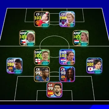 eFootball Accounts Legends & Iconic Players Android|PW3140|LukaModricShowT,JohanCruyff Epic,Pavel Nedved Epic,Wayne Rooney
