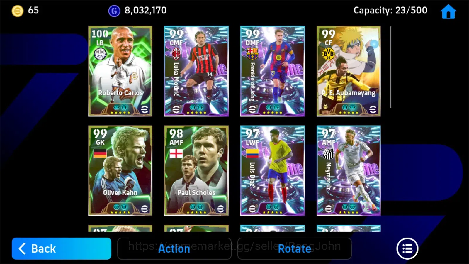 eFootball Accounts Android|PW 3185 |Aubameyang minatoRoberto epic,Mod image 3