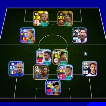 eFootball Accounts Others Andorid|Power 2958|Epic Harry Kane,Lamine Yamal|Frank Rijkaard,Samuel Eto'o,Etc|Show Time Kevin De