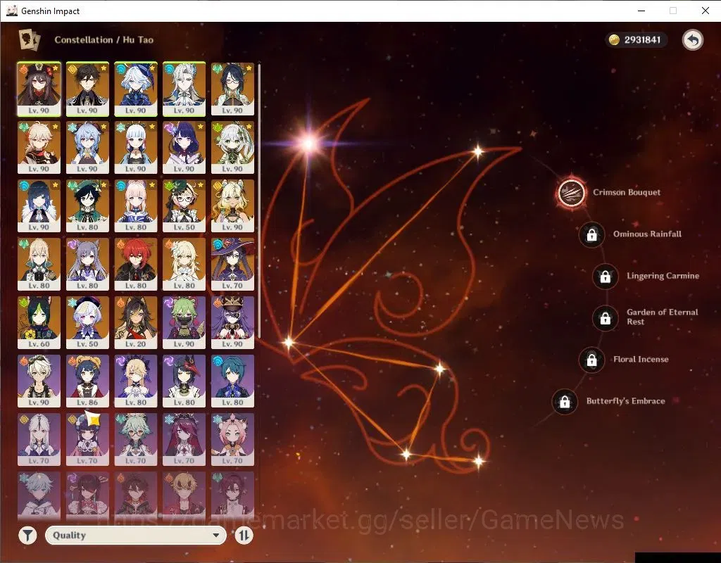 Genshin Impact Accounts ASIA|AR 59|15 Limited+6(*5Weapon)|(Furina,HutaoC1, image 4