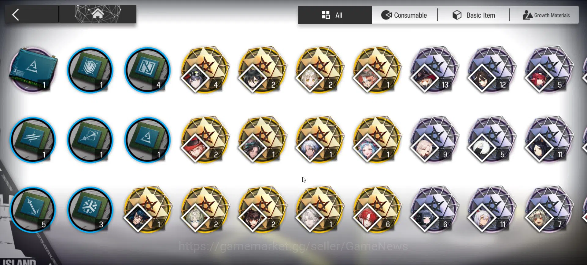 Arknights Accounts Mid-Tier Lv 73|168 OP+4 Skin|8 Limited+16 (6*OP)+18k Oru+167 10