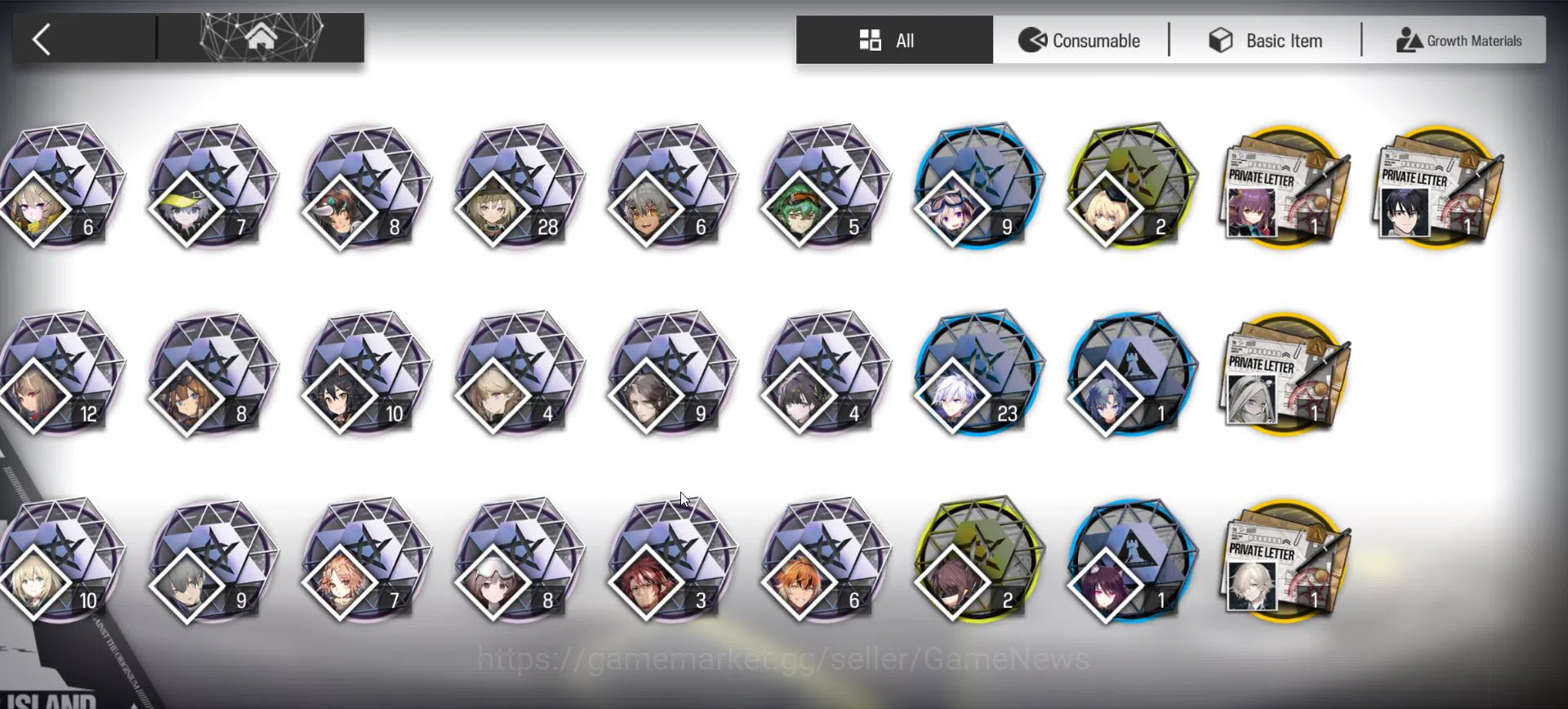 Arknights Accounts Mid-Tier Lv 73|168 OP+4 Skin|8 Limited+16 (6*OP)+18k Oru+167 12