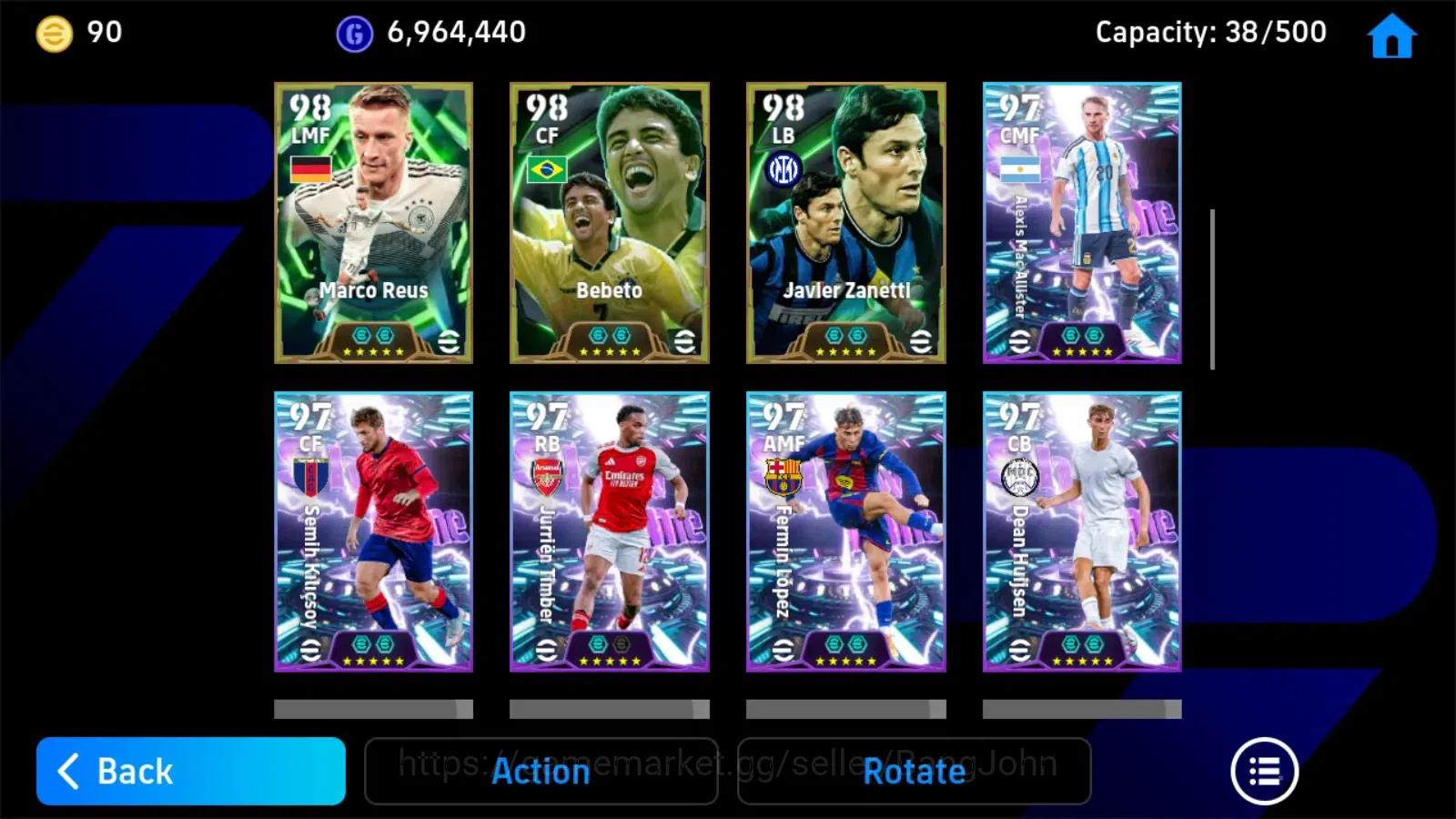 eFootball Accounts Mobile|PW 3223|Frank Rijkaard BigT,Franck Ribery E image 4