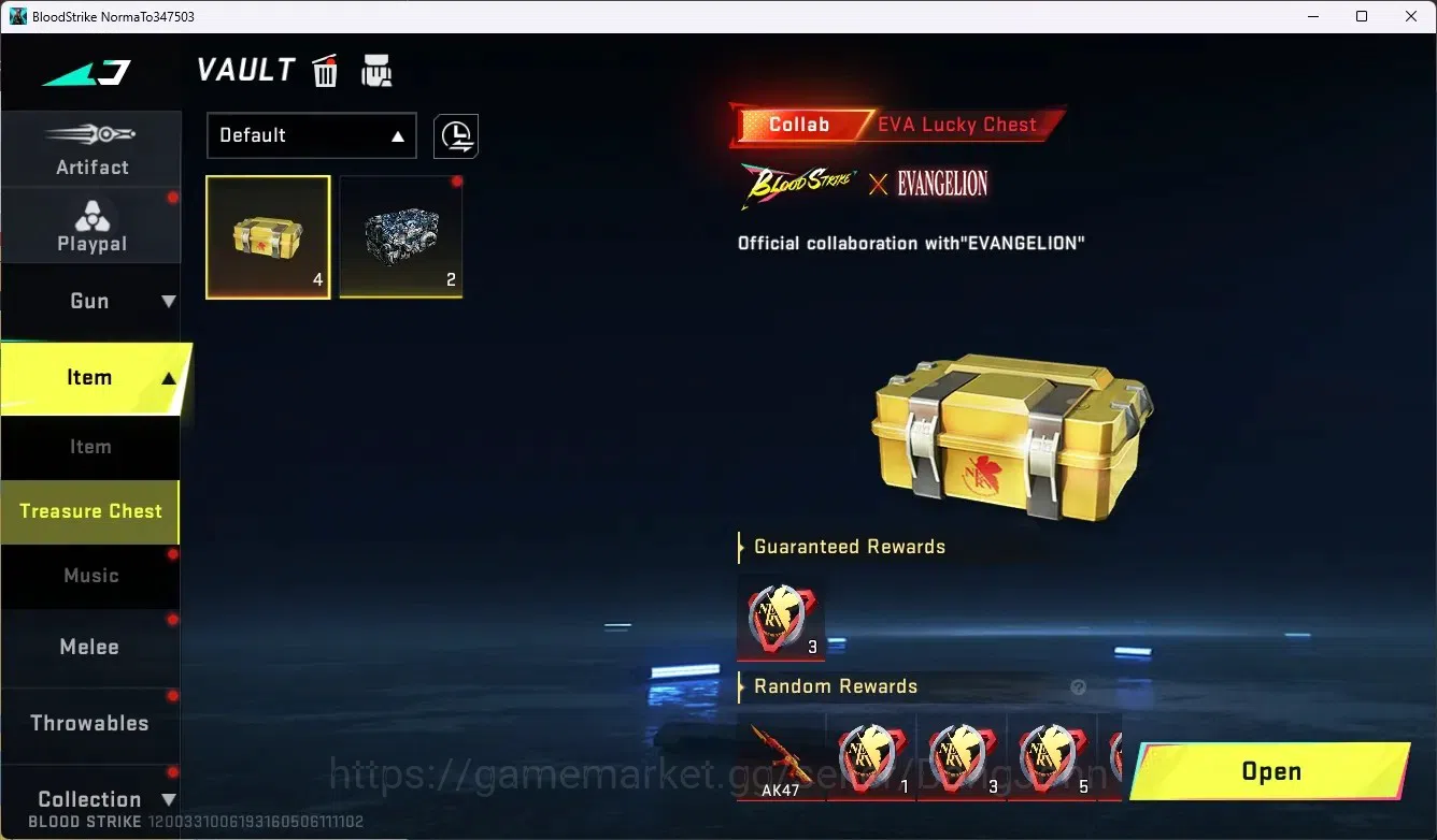 Blood Strike Accounts ASIA|Collab Gun MCX - EVA-00|4 Legendary Gun|1 Leg image 8