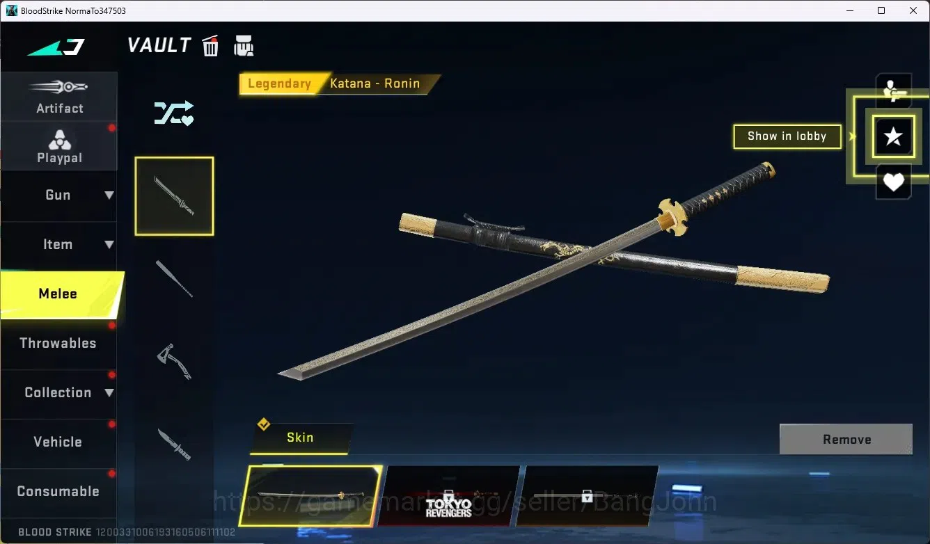 Blood Strike Accounts ASIA|Collab Gun MCX - EVA-00|4 Legendary Gun|1 Leg image 9