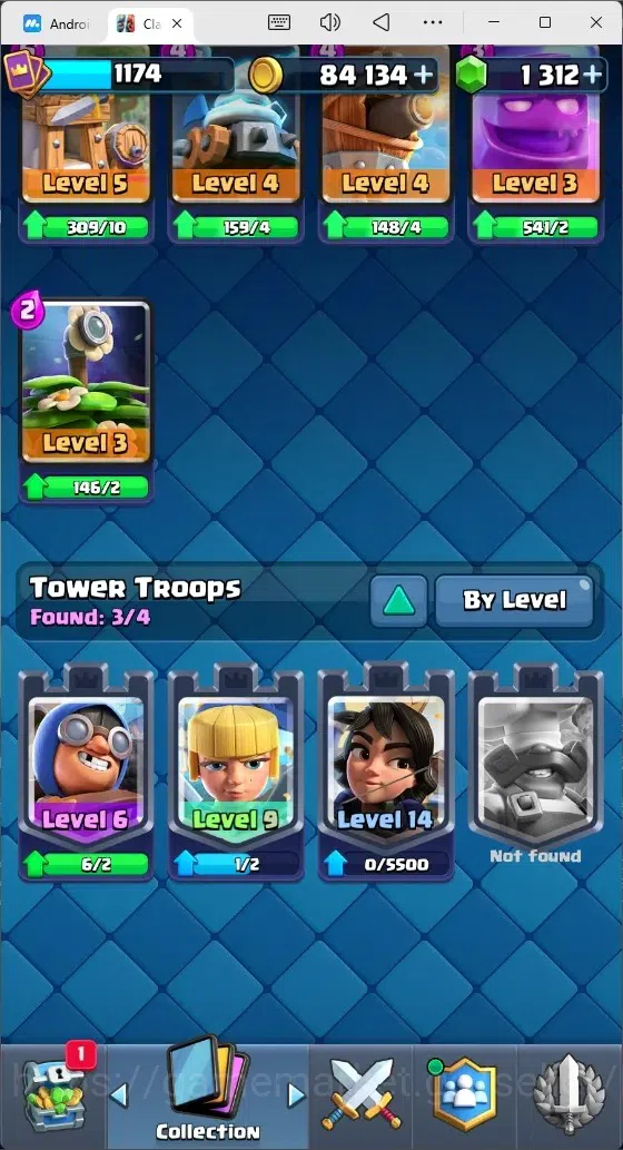 Clash Royale Accounts Mobile |Trophy 10563|1 Max Cards|5 EVO Cards|4 Her image 13