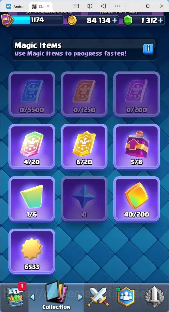 Clash Royale Accounts Mobile |Trophy 10563|1 Max Cards|5 EVO Cards|4 Her image 15