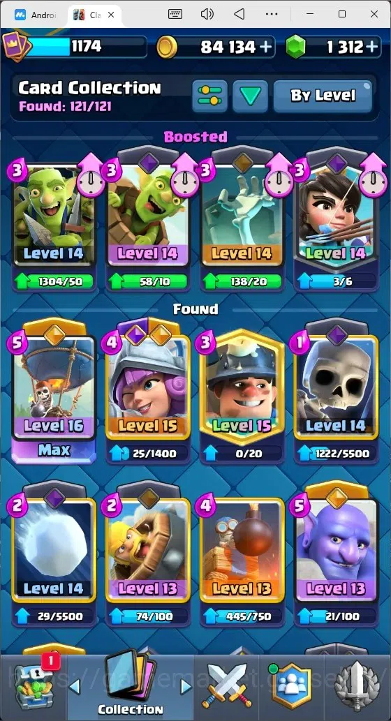 Clash Royale Accounts Mobile |Trophy 10563|1 Max Cards|5 EVO Cards|4 Her image 3