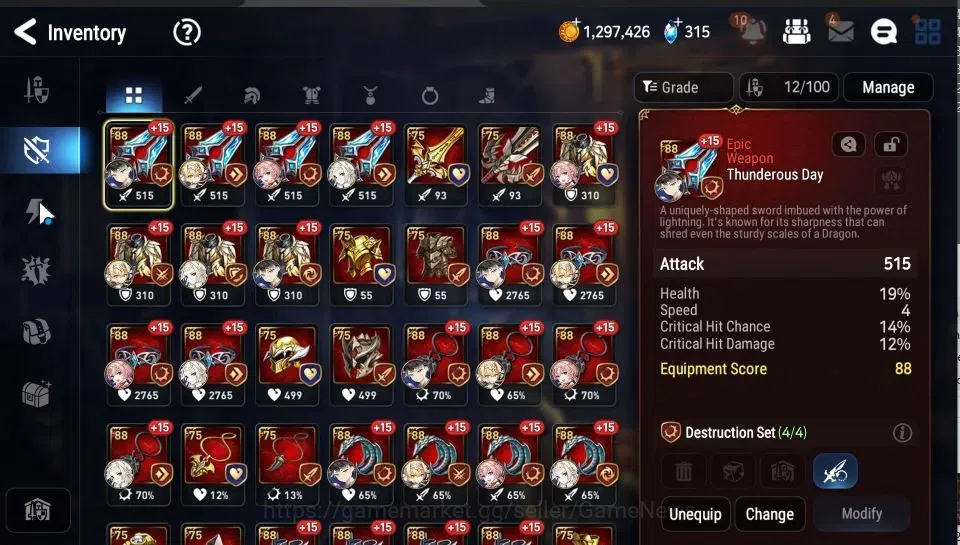 Epic Seven Accounts Global Unverif|New Era|MoonLight [ZIO] + Lidica, I image 15