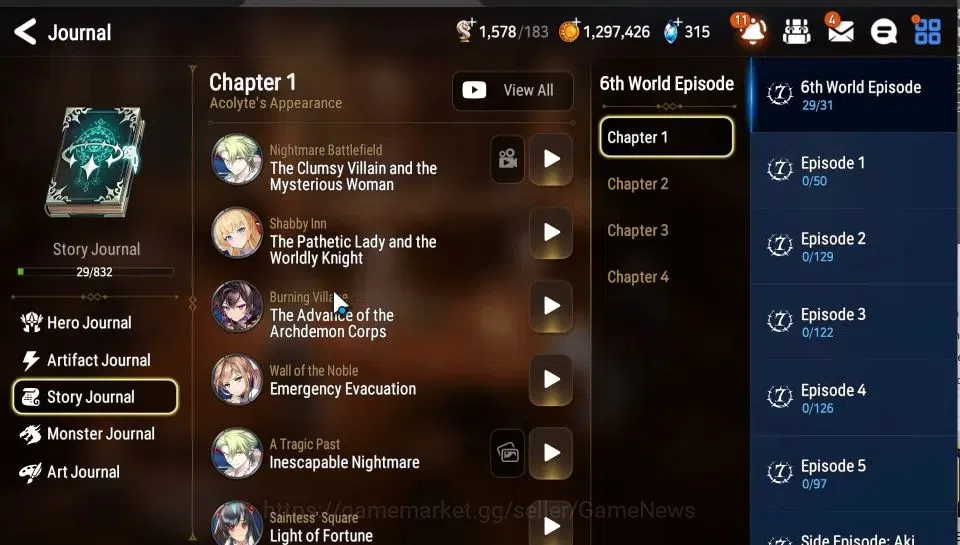 Epic Seven Accounts Global Unverif|New Era|MoonLight [ZIO] + Lidica, I image 7